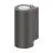 Ledvance Wall Light Urban Vario Aluminium Grey Up & Down 27W 2700lm - 830-840 CCT | IP65 - Dali Dimmable