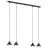 Emibig Pendant Elit Steel Black | Suitable for 4x GX53 - Max 12W