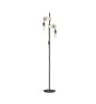 Eglo Floor Lamp Townshend Steel Wood Black Brown | IP20 - Suitable for 2x E27 